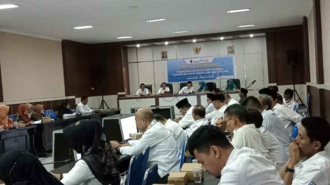 Kegiatan Rakor penanganan stunting