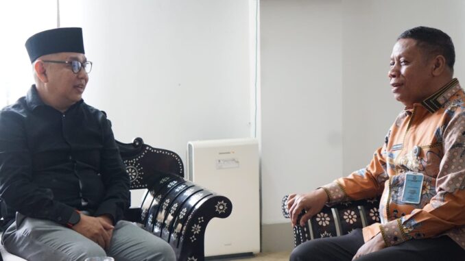 Audiensi Kepala Lapas Selong dan Ketua DPRD Lombok Timur